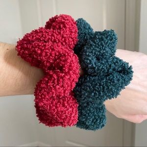 UO big fluffy scrunchies